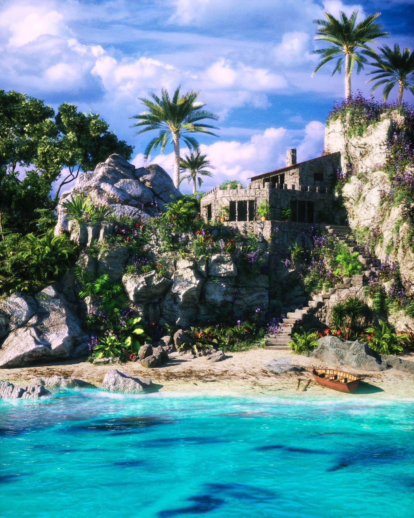 Tropical Cliff Villa