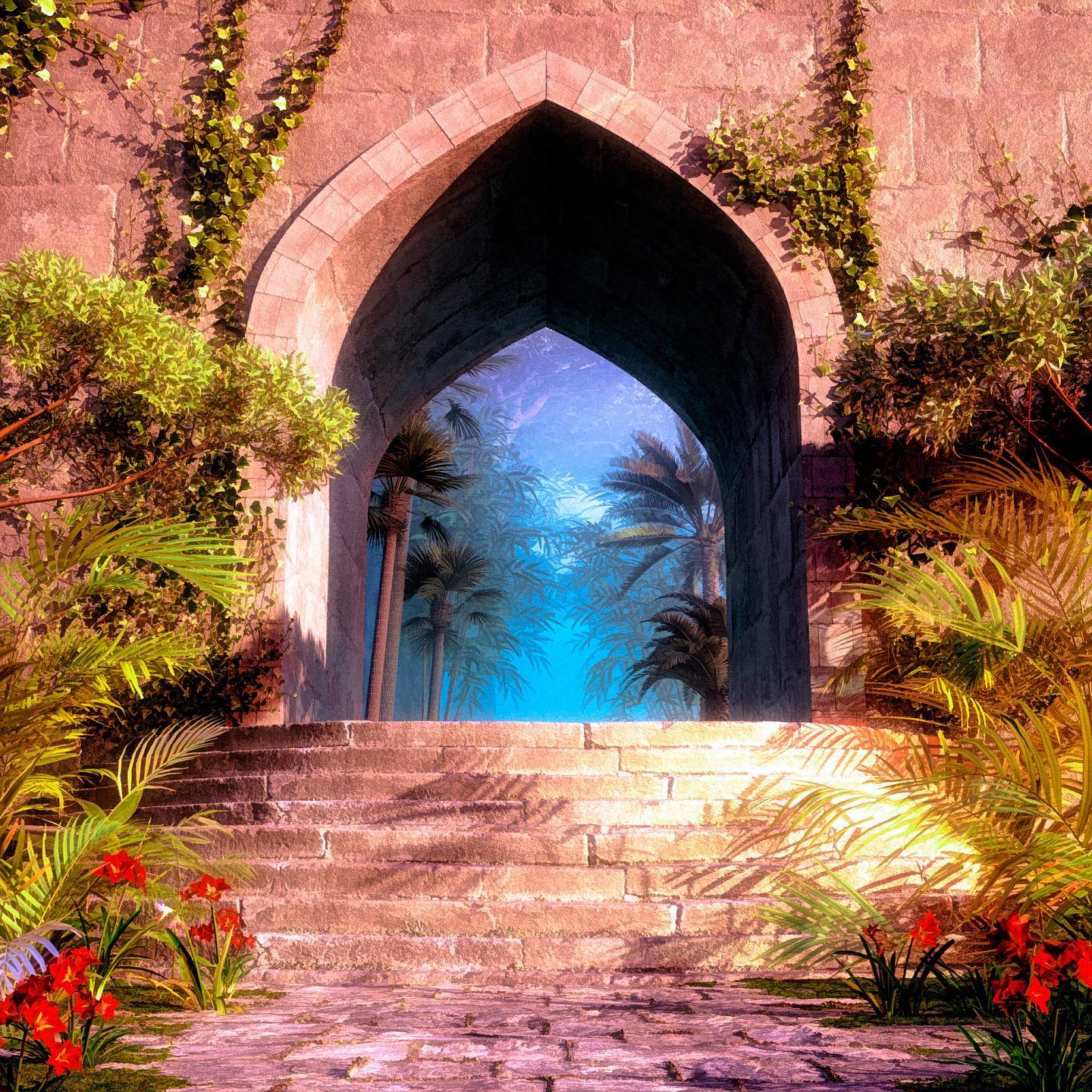 Arabian Garden Gateway