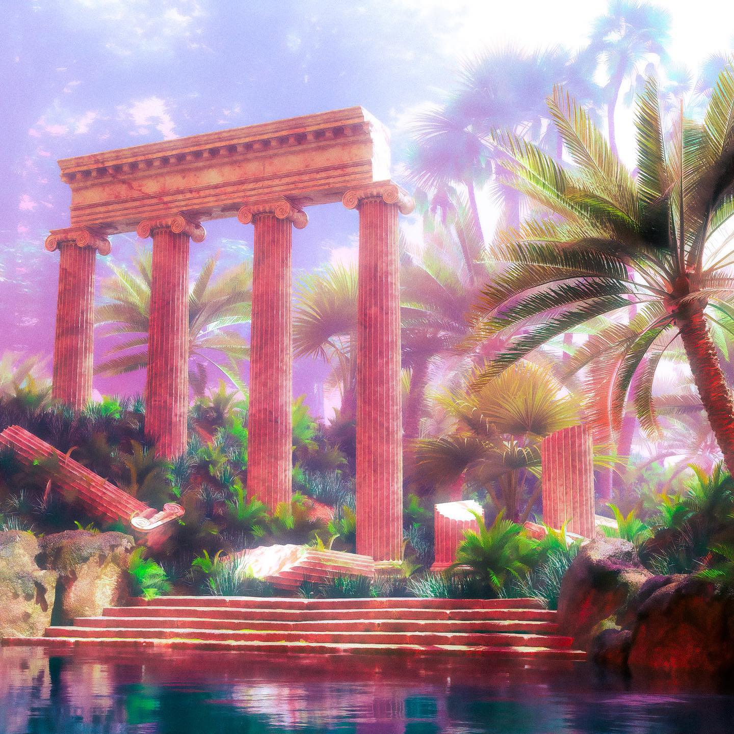 Pink Temple Ruins